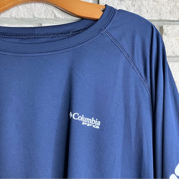 Columbia Men's Long Sleeve Shirt - Deep Blue - Picture 2 of 5